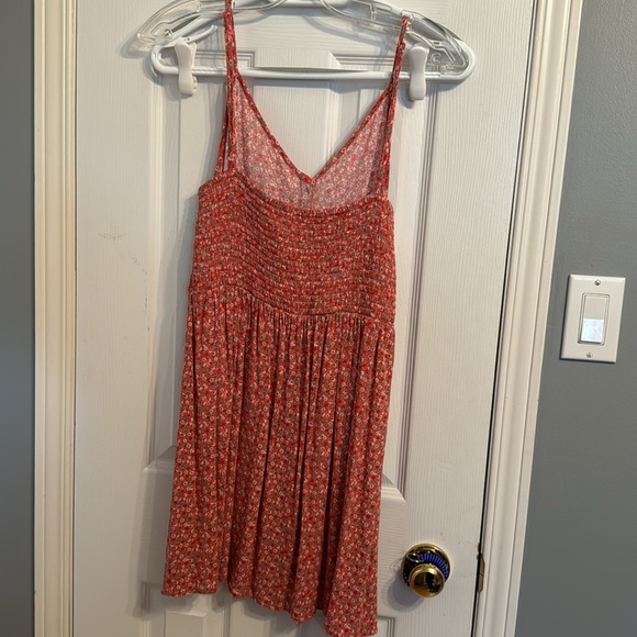 Red Floral Mini Sundress - Picture 3 of 3